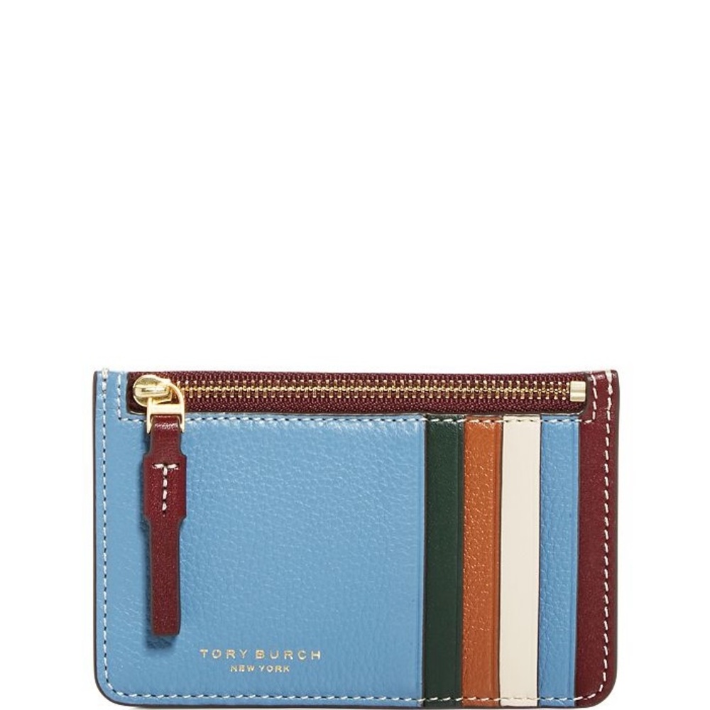Tory Burch Blue Leather Wallet